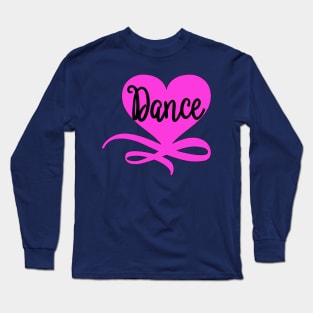 Dance Heart Ballet Tie Long Sleeve T-Shirt